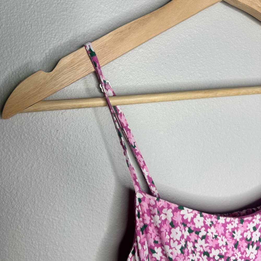 NWT Aritzia Pink Floral Dress - Picture 8 of 8